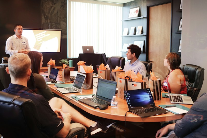 Marketing colleagues translating a shared brand objective into an actionable plan